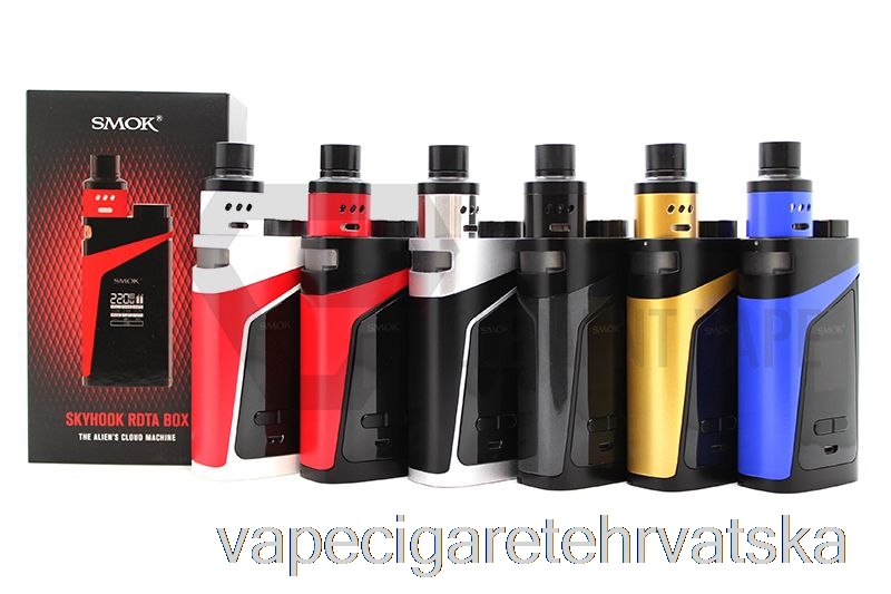 Vape Hrvatska Smok Skyhook Rdta Box 220w Kit Crno / Crveno